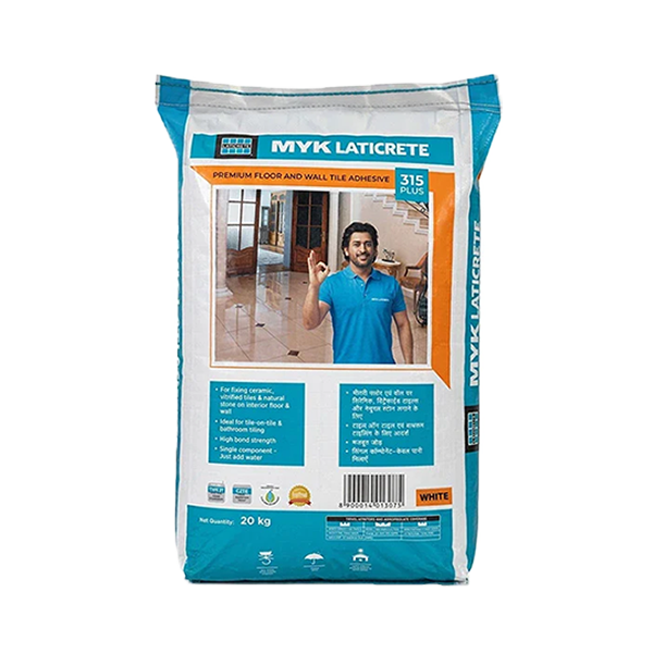 MYK Laticrete 315 Plus Tile Adhesive, White, 20 Kg Bag